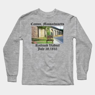 Canton Massachusetts Railroad Viaduct Long Sleeve T-Shirt